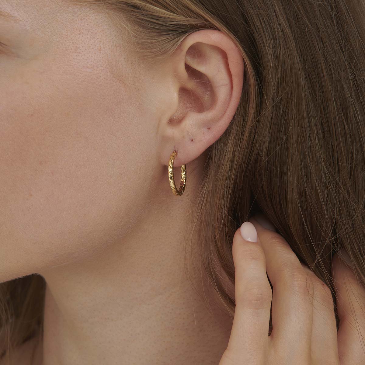 Sllaiss 18K Gold Plated Half Hoop Earrings for Women India | Ubuy